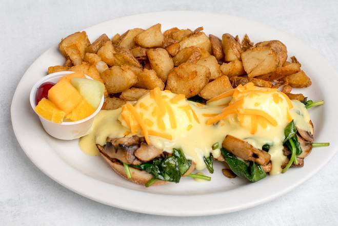 Spinach & Mushroom Benedict