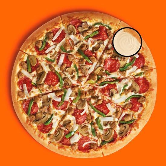 Ultimate Supreme con salsa Blanca
