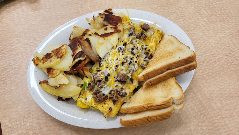 Steak w/ Cheese Omelette