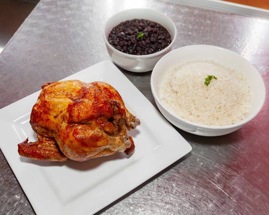Whole Chicken with Rice and Beans