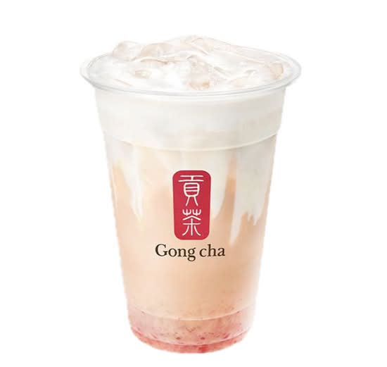 Strawberry Tea Latte
