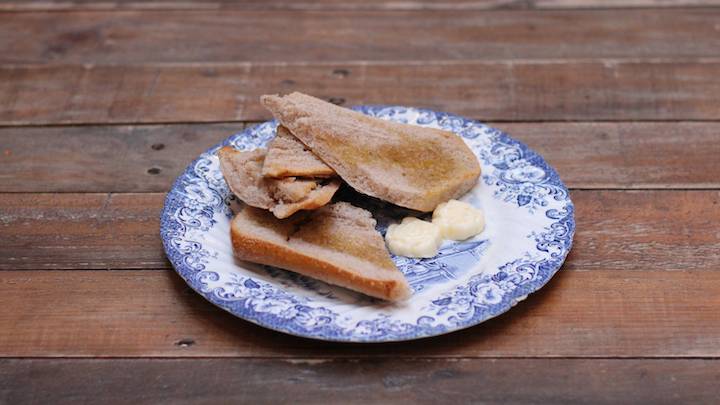 side gluten free toast