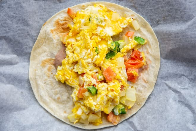 Mexican Egg Taco