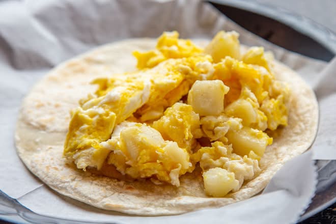 Egg & Potato Taco