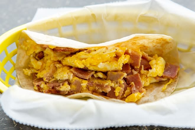 Egg & Ham Taco