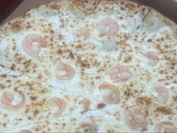 Shrimp Alfredo Pizza 12"