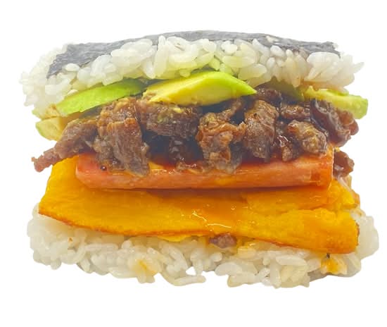 Marinated Beef Onigiri / Okinawa Style