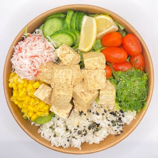 Tofu Bowl (Marinated with Sesame Dressing)