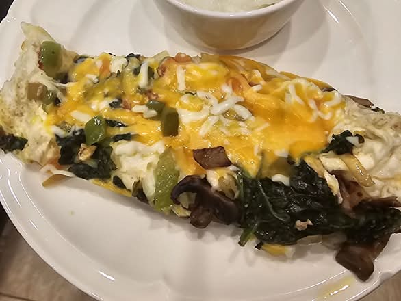 Egg White Veggie Omelette