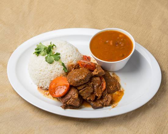 Stew beef lunch