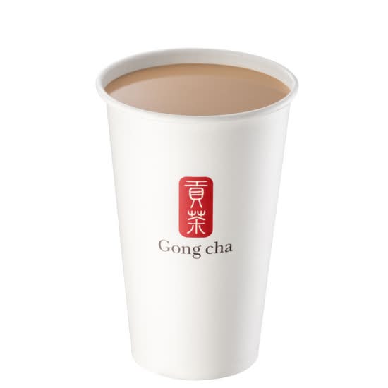 Black Milk Tea w/ Pearls - Hot