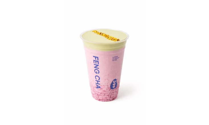 Pistachio Strawberry Milk