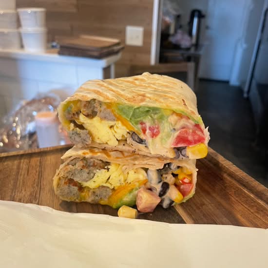 Delicious Breakfast Wrap