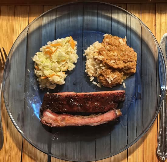 1/2 Rack Rib Plate