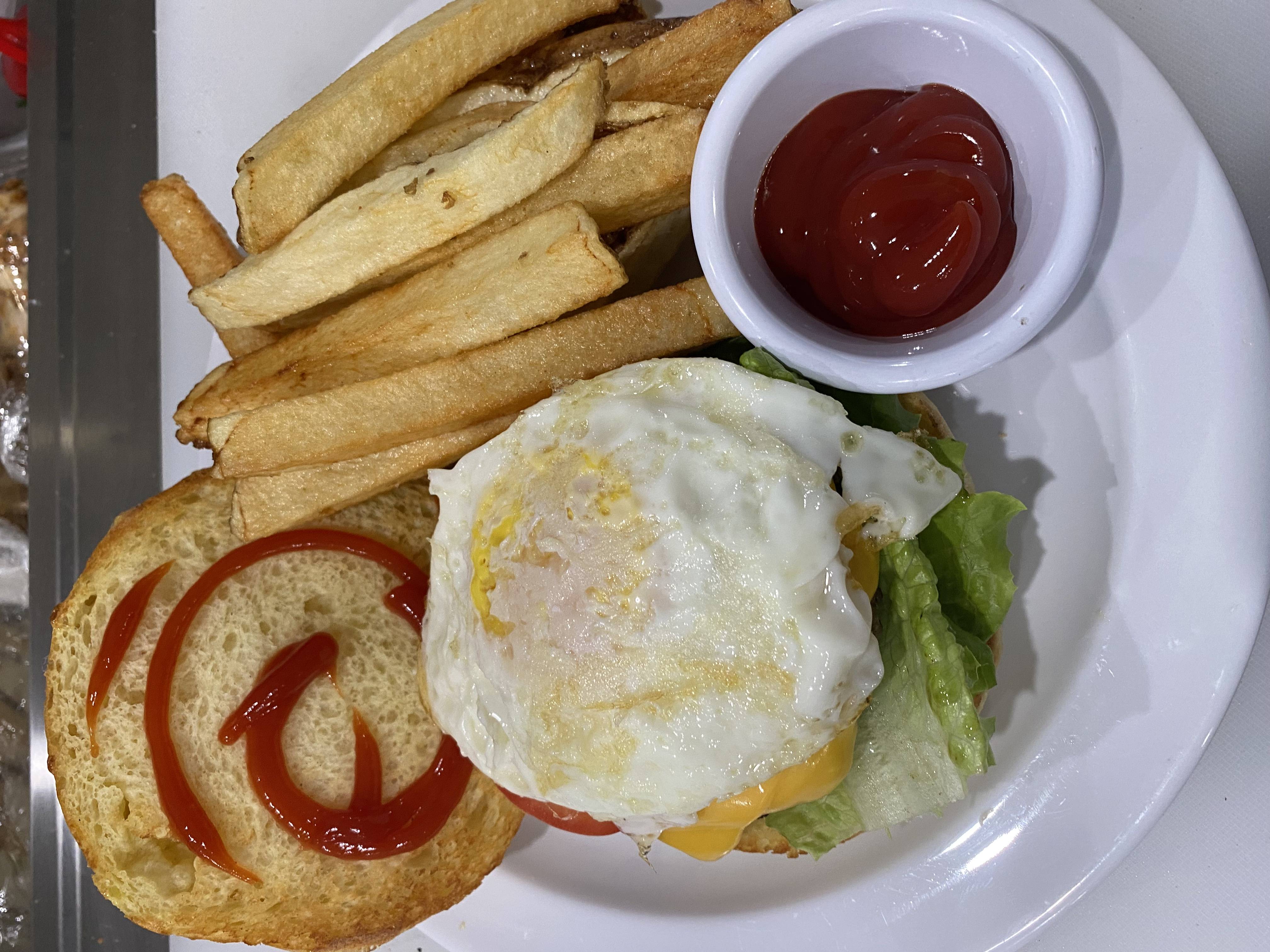 Breakfast burger