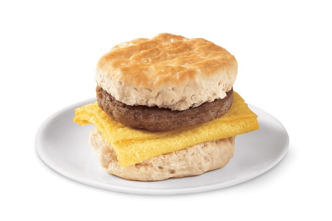 Sausage Biscuit Sandwich