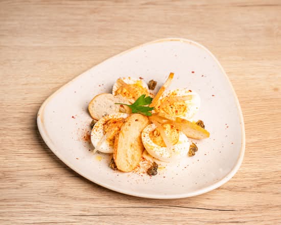 Mediterranean Deviled Eggs