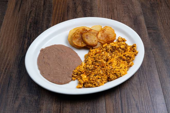 Chorizo and Egg Plate