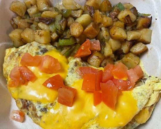 Cheese Burger Omelette