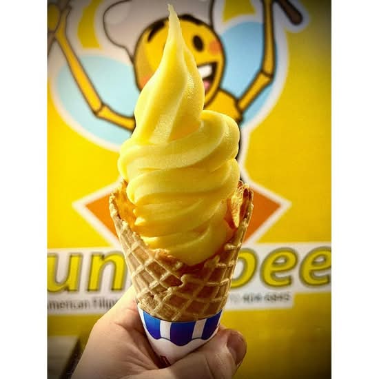 Pineapple Waffle Cone