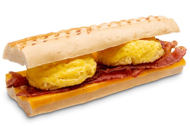 Peppered Bacon, Egg and Cheese