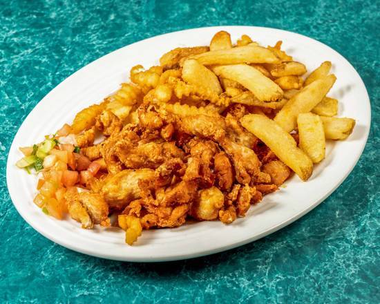 Fried Chicken Chunks Without Bone (Chicharrón De Pollo Sin Hueso)