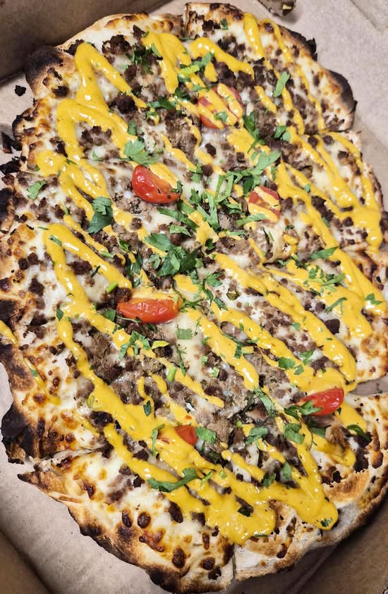Spicy Lamb Flatbread