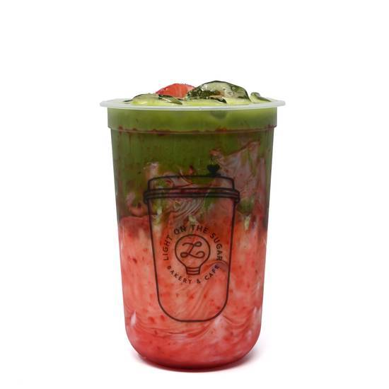 Strawberry Matcha Latte