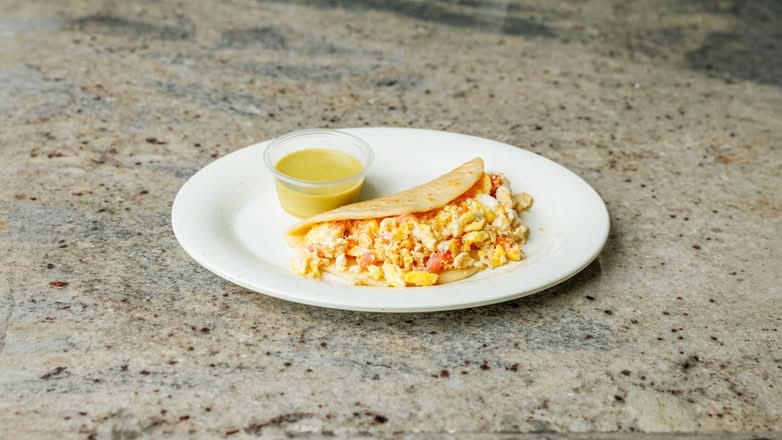 Taco Huevo con Tomate (1 Taco)