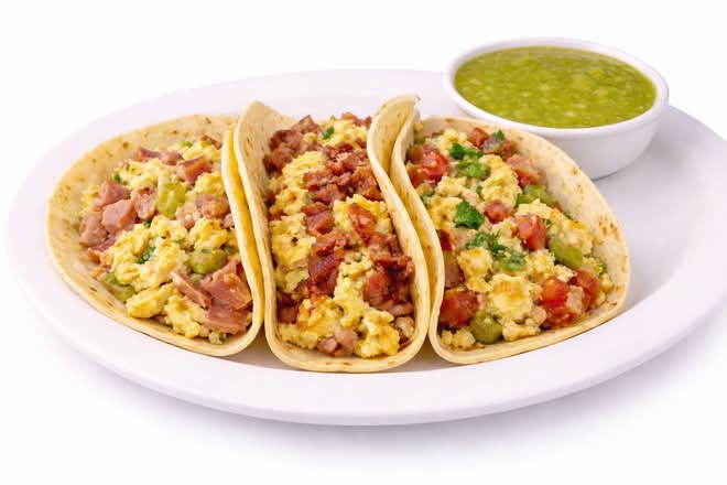 Taco Huevo con Papas (1 Taco)
