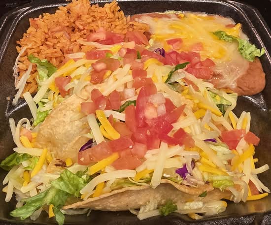 6. Beef or Chicken Tacos (2)
