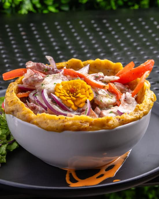 Mofongo Relleno de Pulpo