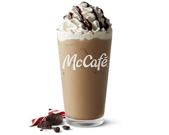 Medium Iced Peppermint Mocha
