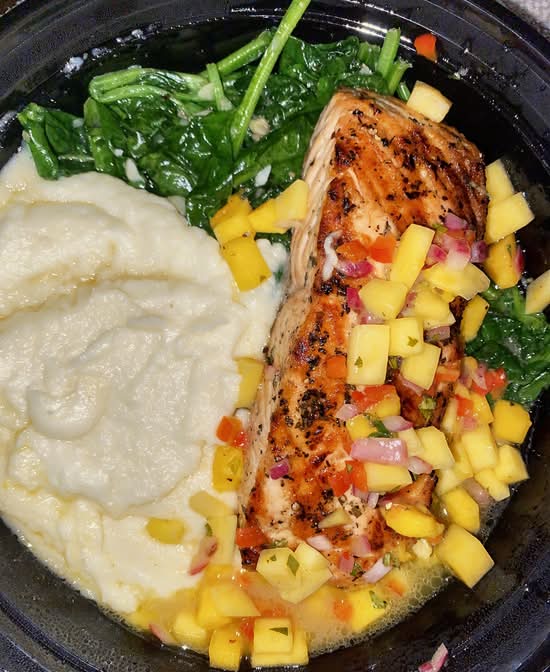 Pan seared Salmon