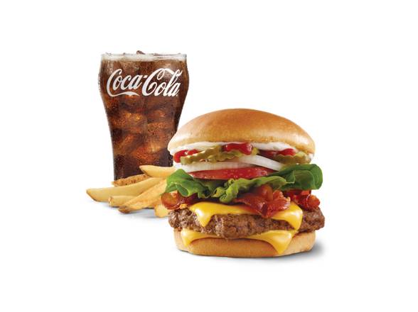 Bacon Deluxe 1/4 lb* Single with Cheese Combo