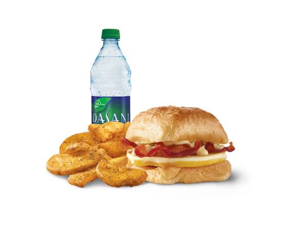 Bacon, Egg & Swiss Croissant Combo