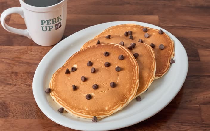 Two Chocolate Chip Pancakes