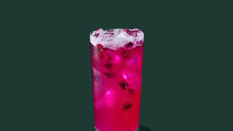 Mango Dragonfruit Lemonade Refresher