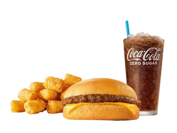 Plain SONIC® Cheeseburger Combo