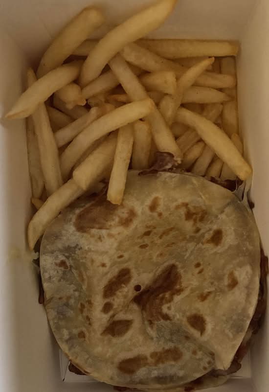 Cheese Quesadilla With Fries