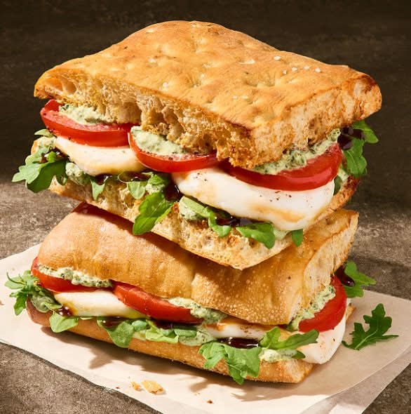 Toasted Caprese Focaccia