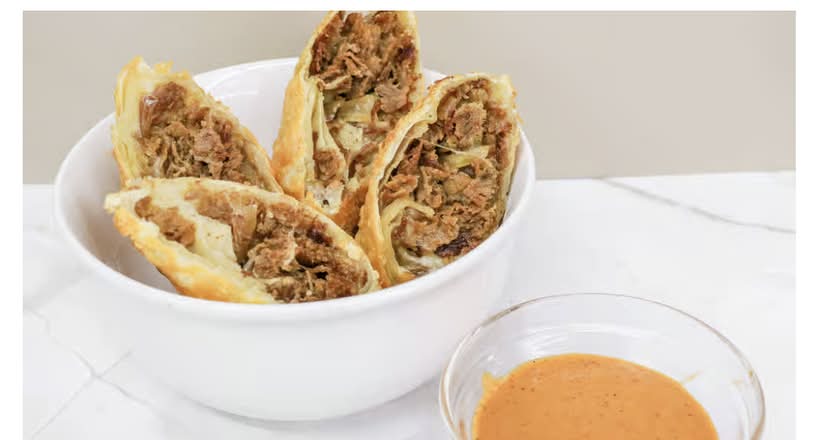 Cheesesteak Egg Roll