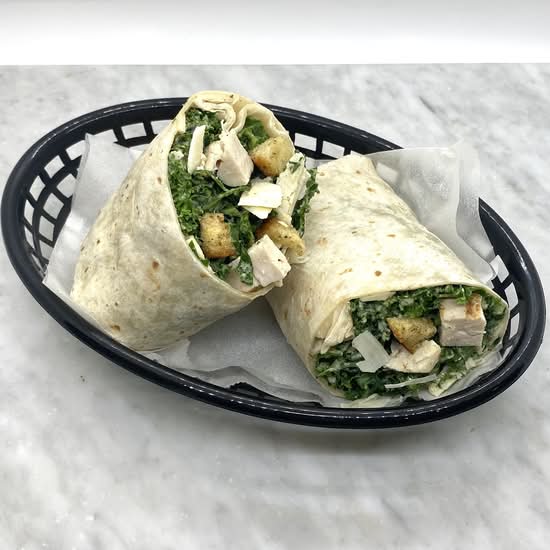Kale Chicken Caesar Wrap