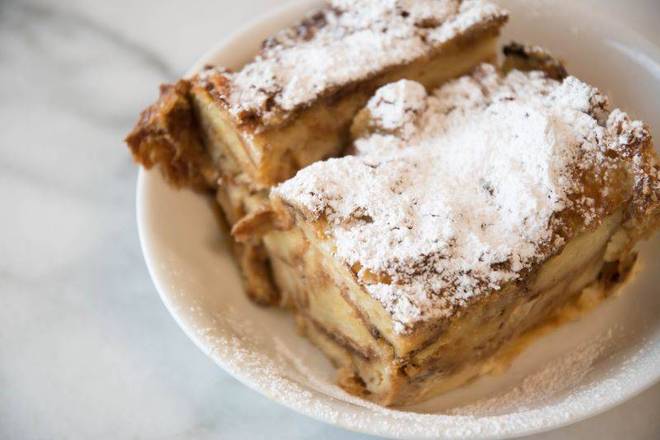Chocolate Croissant Bread Pudding  (Per Slice)