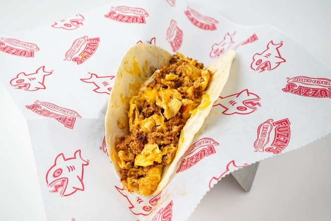 Chorizo, Egg, & Cheese Taco