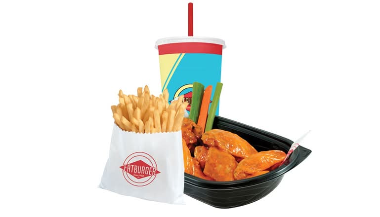 Medium Wings Meal (10)