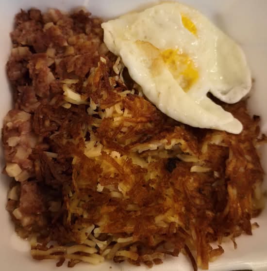 Corned Beef Hash & Eggs