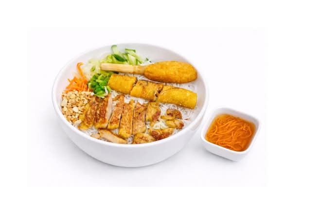 B51. Bún Thịt Nướng, Chả Giò, Chạo Tôm | Grilled Meat Combo Vermicelli