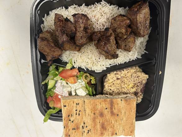 Beef Kabob plate