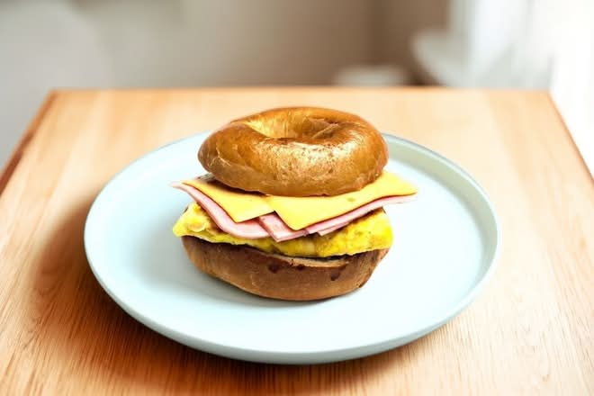 Ham, Egg, & Cheese Bagel